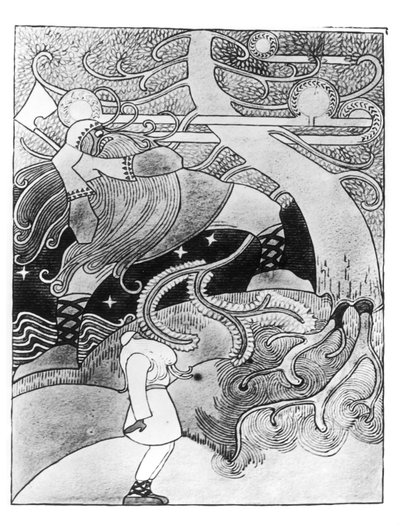 The Enormous Oak Tree is Cut Down, illustration from 